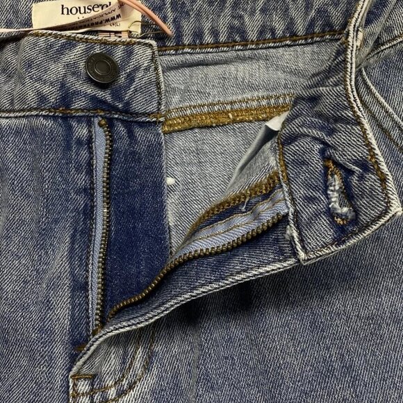 NEW HOUSE OF CB Womens Jean Light Blue Size S(L) Ria Washed Utility Cargo Pocket - Picture 6 of 9